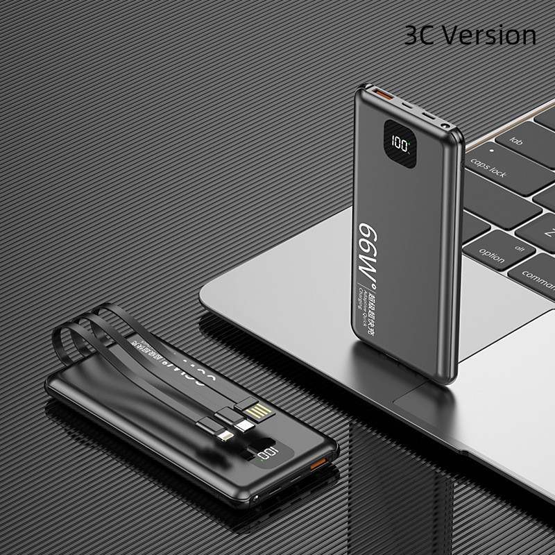 K-X10 liten powerbank med liten skärm Yuanfeng blå och andra färger