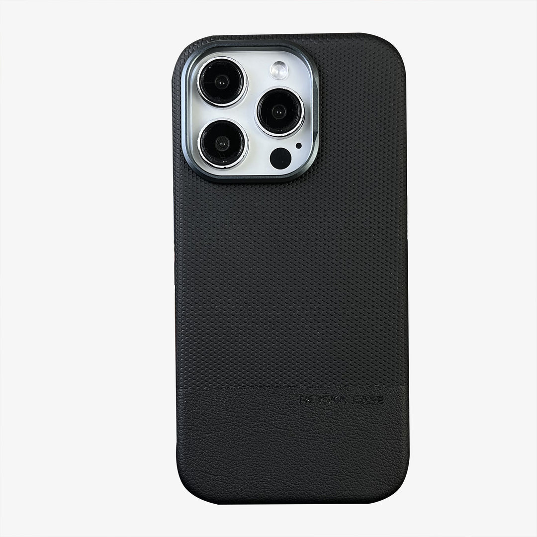 iPhone-telefonfodral med drakskale-textur och värmeavledningsfunktioner
