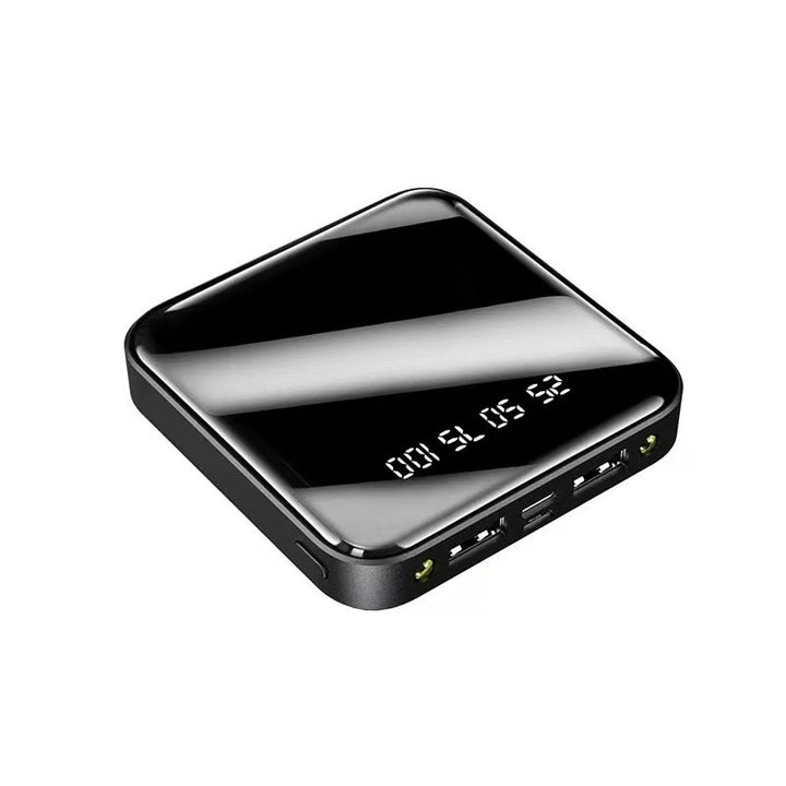 Mirror Mini Power Bank with Compact Power Supply and 10000mAh Battery