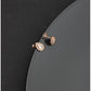 925 Sterling Silver White Stone Teardrop Earrings