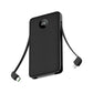 Power Bank with Fast Charging and Digital Display in Multiple Colors - Black / 10000MAh