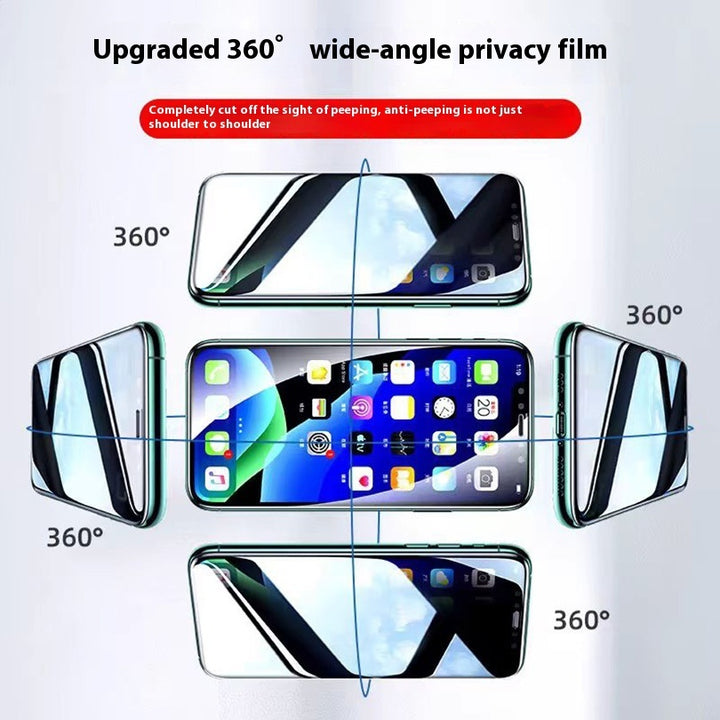 360 graders tittskydd TPU skärmskydd skärm mobiltelefon skyddsfilm