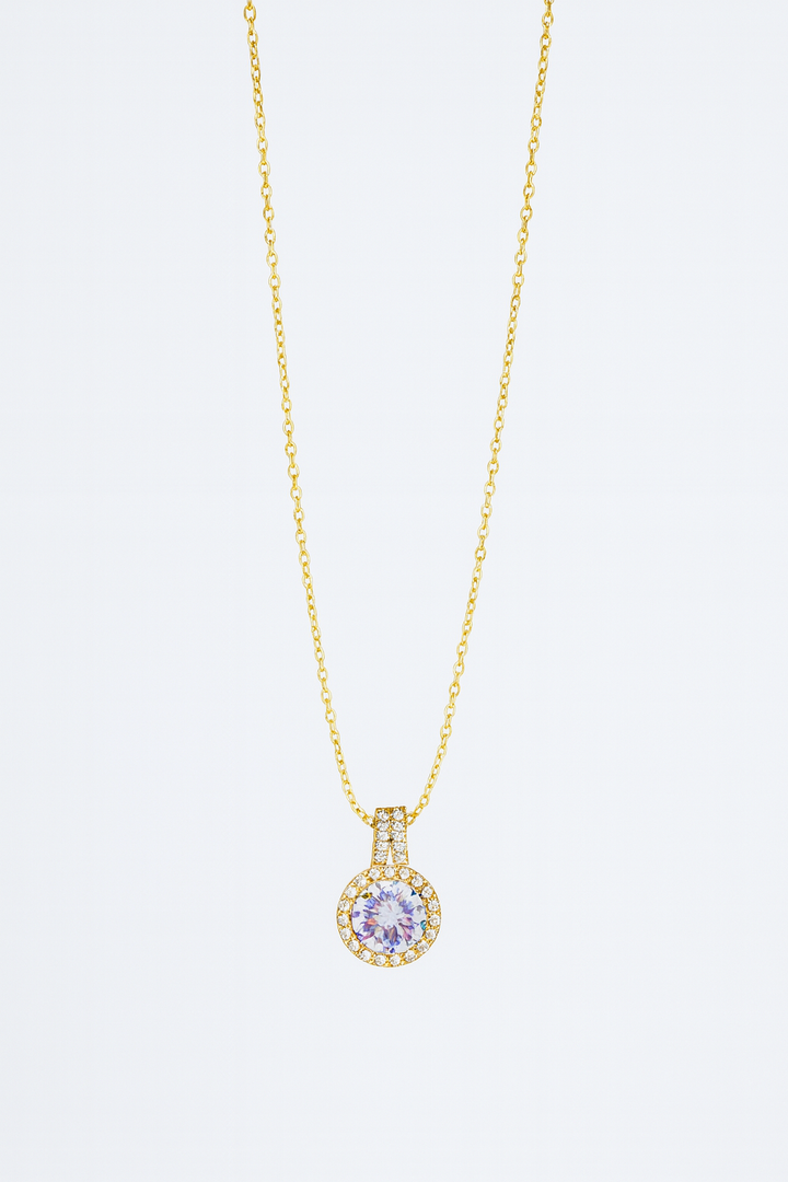 Stainless Steel Baguette Necklace for Women