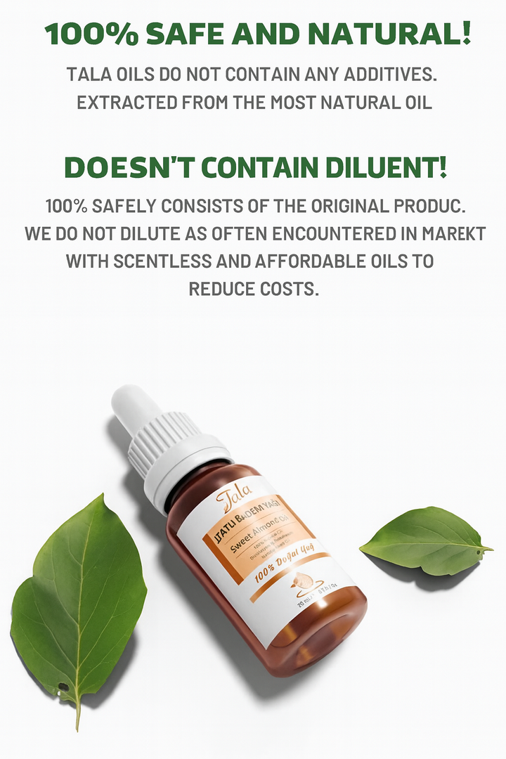 Sweet Almond Oil 100 Percent Pure and Natural Cold Pressed 20 Ml