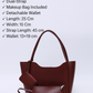 Burgundy SHK108 faux leather women hand and shoulder bag with wallet and makeup bag