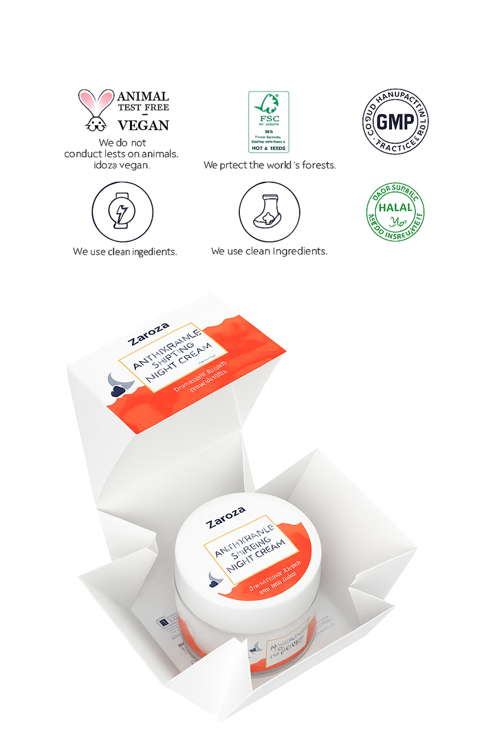 Retinol Moisturizing Night Face Cream Anti Dark Spot Anti Wrinkle Lifting Night Cream