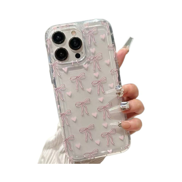 Drop Resistant Girl Bow Phone Case for iPhone Models