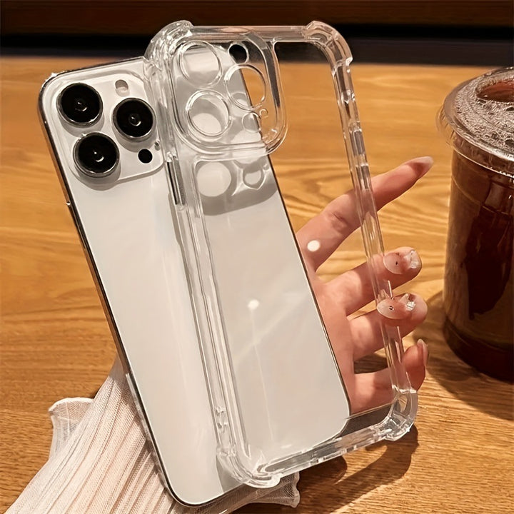 Transparent Anti-Fall Space Shell for Apple Phones