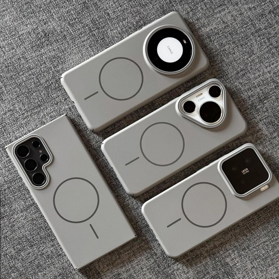 Mjuka PC-hårda telefonfodral med magnetisk sug i flera färger