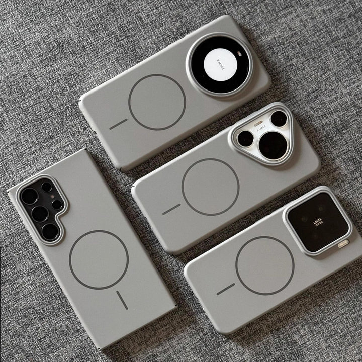 Mjuka PC-hårda telefonfodral med magnetisk sug i flera färger