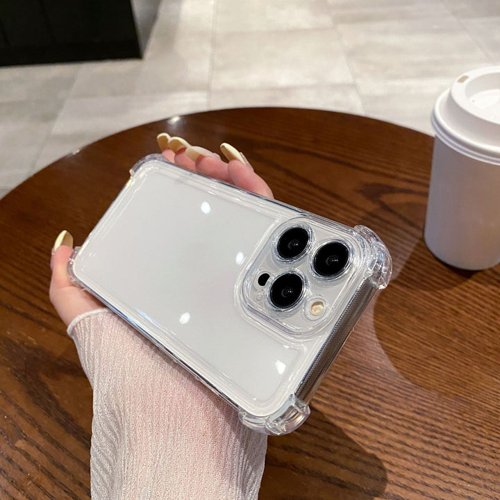 Transparent Anti-Fall Space Shell for Apple Phones