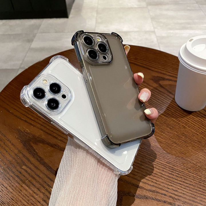 Transparent Anti-Fall Space Shell for Apple Phones
