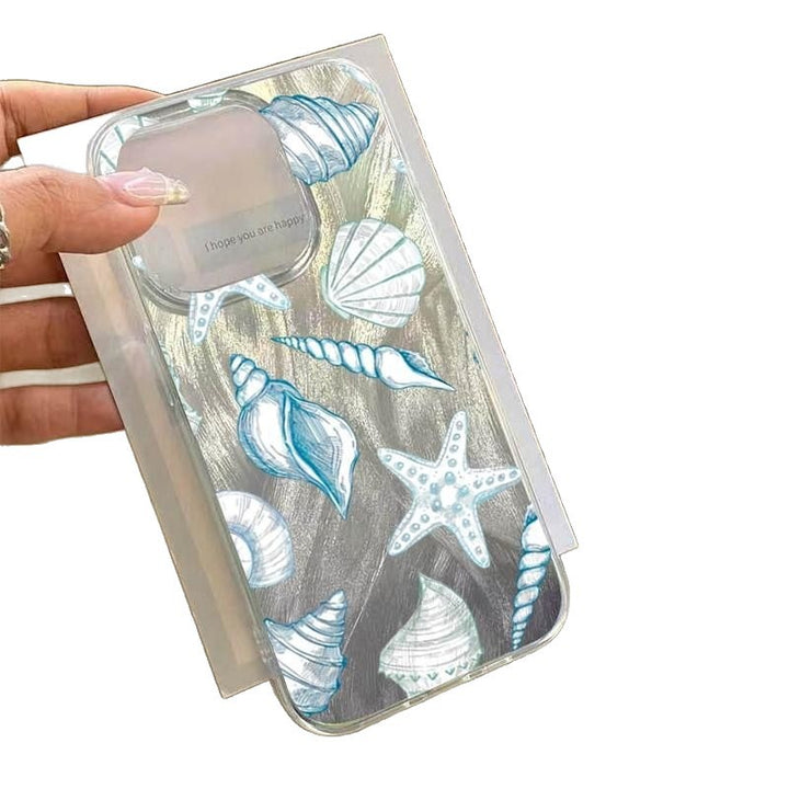 Starfish Turtle Phone Case for Apple Devices with Shell Design