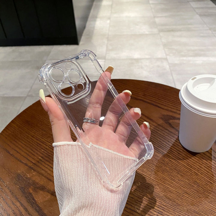 Transparent Anti-Fall Space Shell for Apple Phones