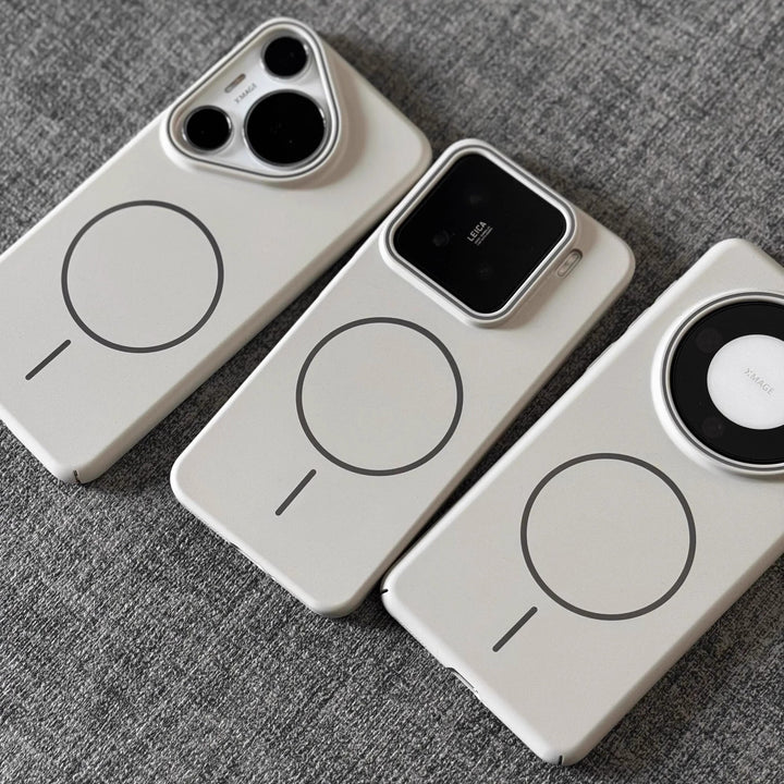 Mjuka PC-hårda telefonfodral med magnetisk sug i flera färger
