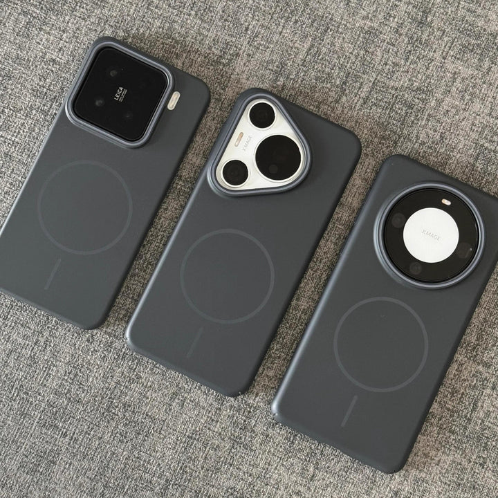 Mjuka PC-hårda telefonfodral med magnetisk sug i flera färger
