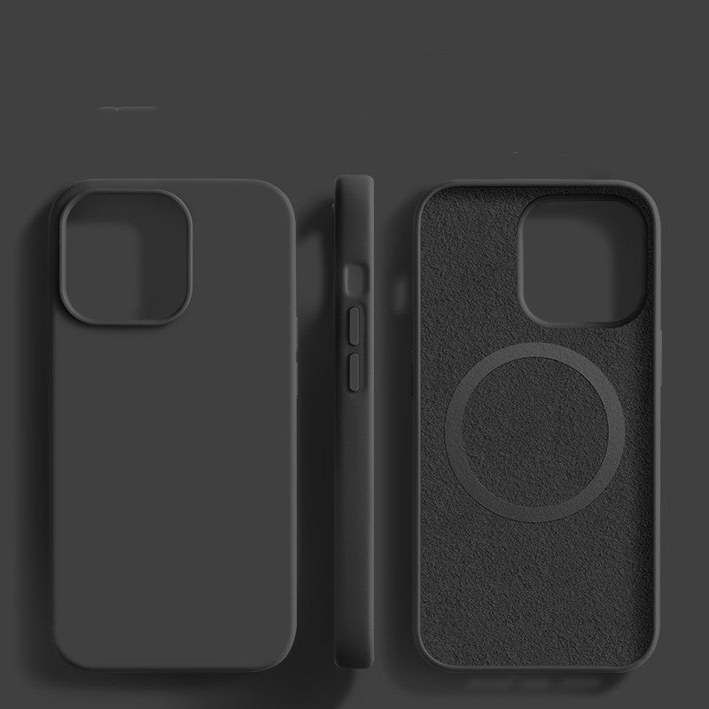 Liquid Silicone Phone Case with Shockproof and Anti-Fingerprint Features