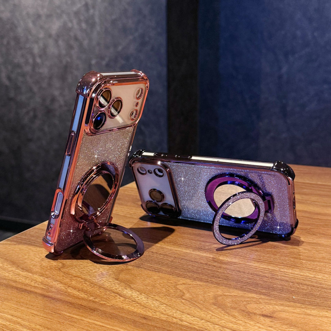 Gradient Flash Mirror Phone Cases in Multiple Colors for Stylish Protection