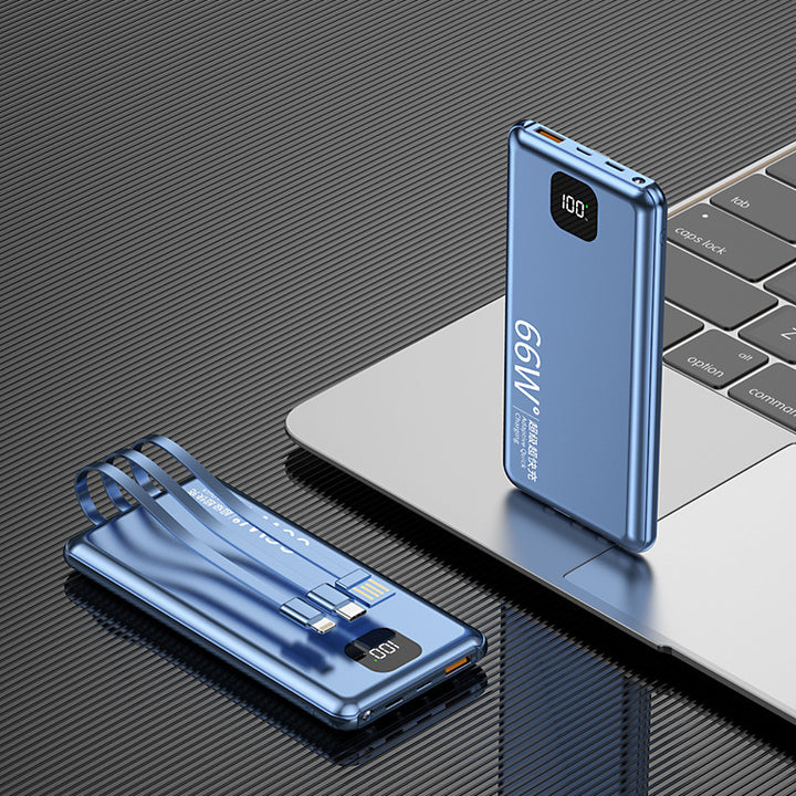 K-X10 liten powerbank med liten skärm Yuanfeng blå och andra färger