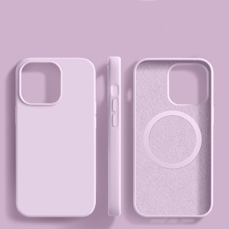 Liquid Silicone Phone Case with Shockproof and Anti-Fingerprint Features
