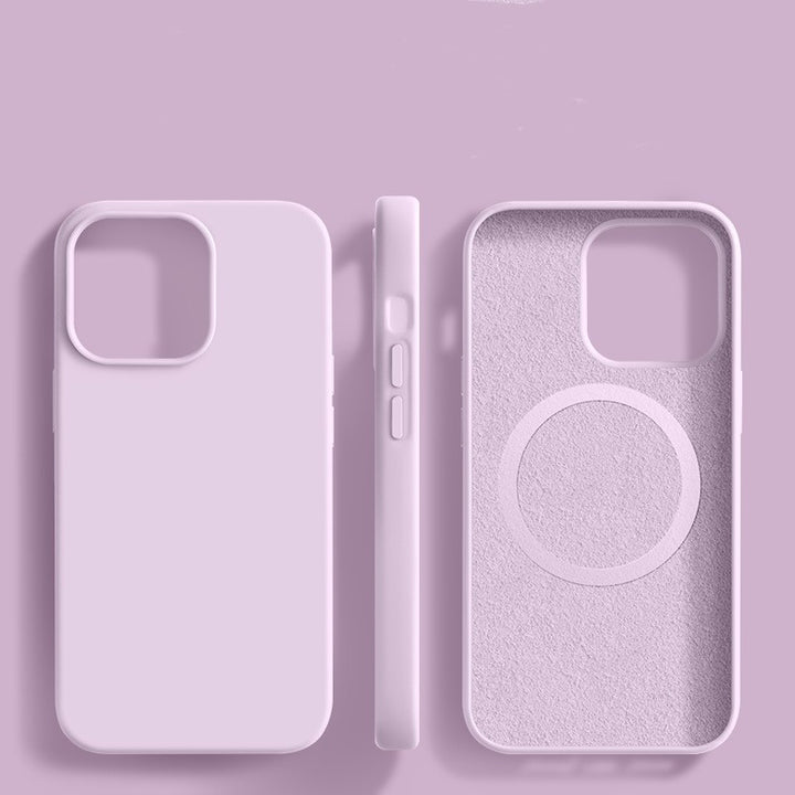 Liquid Silicone Phone Case with Shockproof and Anti-Fingerprint Features