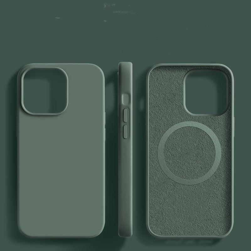 Liquid Silicone Phone Case with Shockproof and Anti-Fingerprint Features