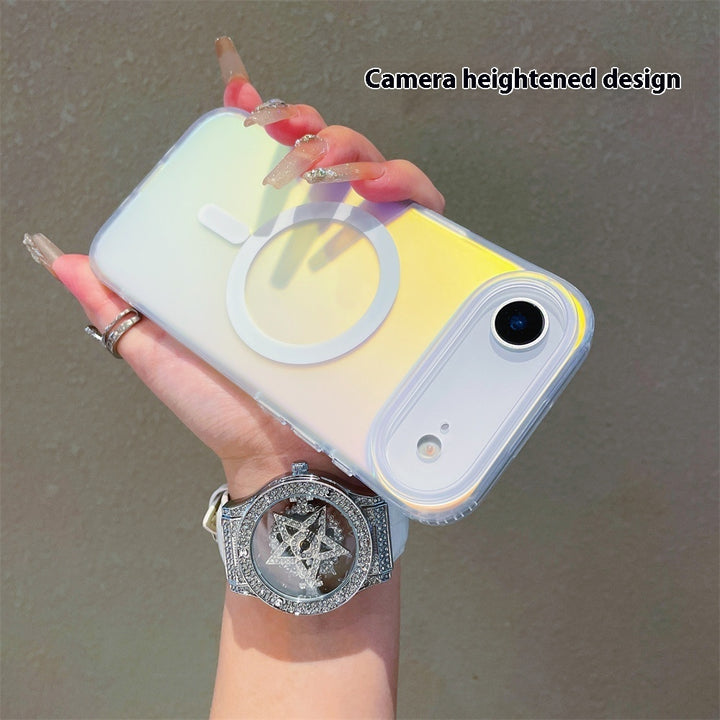 Laser Gradient Frosted Magnetic Phone Case för iPhone 17-serien