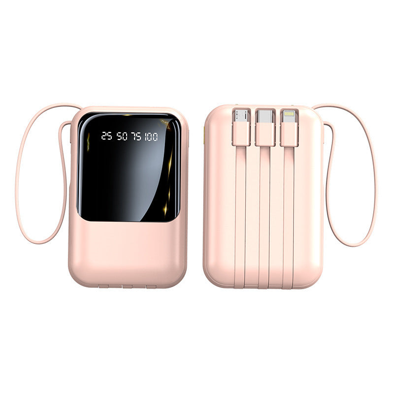 Liten super snabb powerbank med kompakt design i flera färger