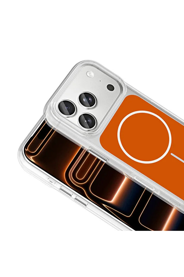 iPhone 17 Pro Max Magnetic Charging Case with Iconic Metal Buttons