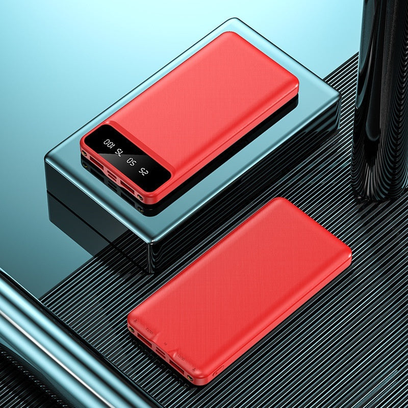 Compact Cable Power Bank with Fast Charge and Versatile Wire Options