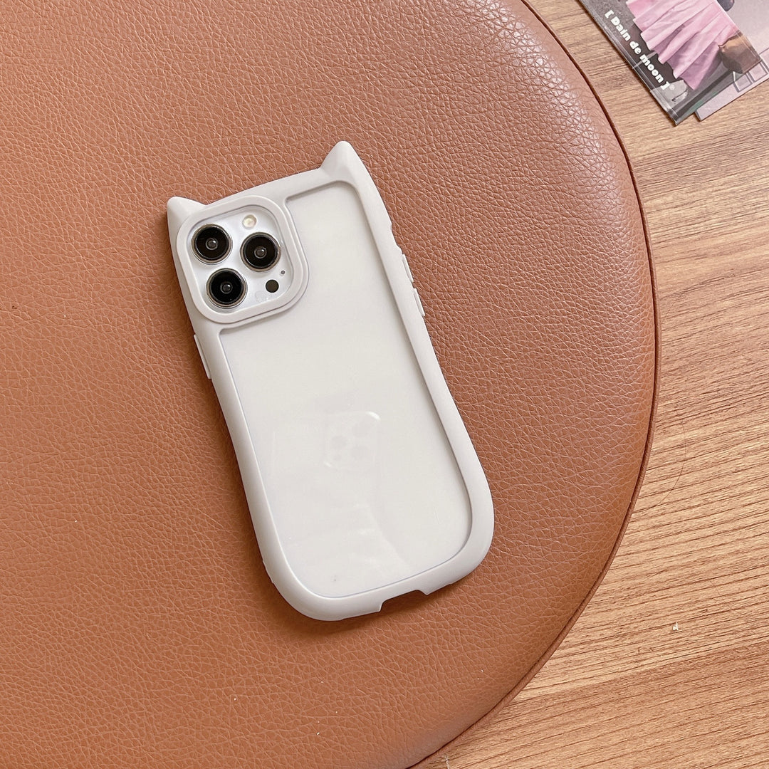 Xym Cat Ears Acrylic Phone Cases for iPhone Models