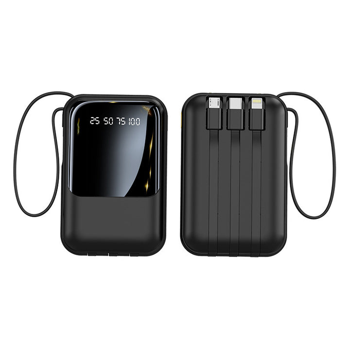 Liten super snabb powerbank med kompakt design i flera färger