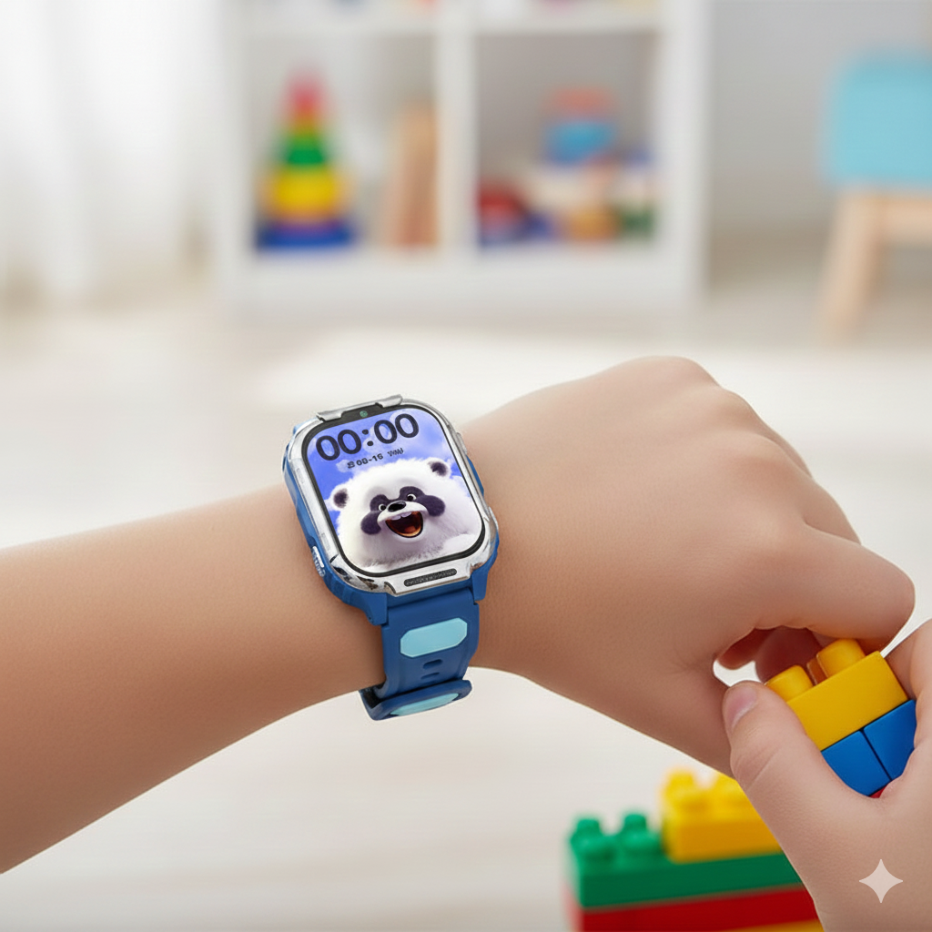 D55 Kids Smartwatch Android with GPS Tracker SIM Card Child Smart Watch for Calling Location Tracking Safety Monitoring