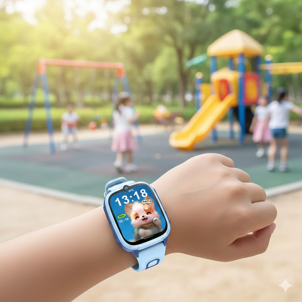 4G Kids Smartwatch D53 GPS Locator Tracker Video Call Smart Watch for Children Waterproof SOS Anti-Lost Watch Parent