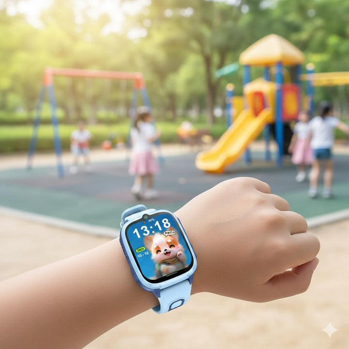 4G Kids Smartwatch D53 GPS Locator Tracker Video Call Smart Watch for Children Waterproof SOS Anti-Lost Watch Parent