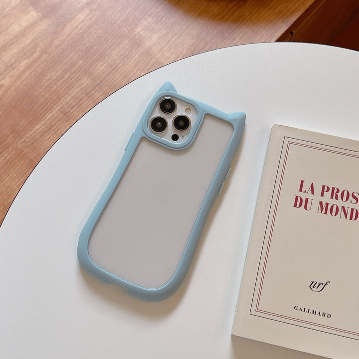 Xym Cat Ears Acrylic Phone Cases for iPhone Models