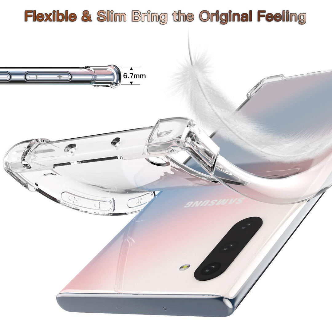 Transparent TPU-skyddsfodral för Samsung S24Plus-telefon