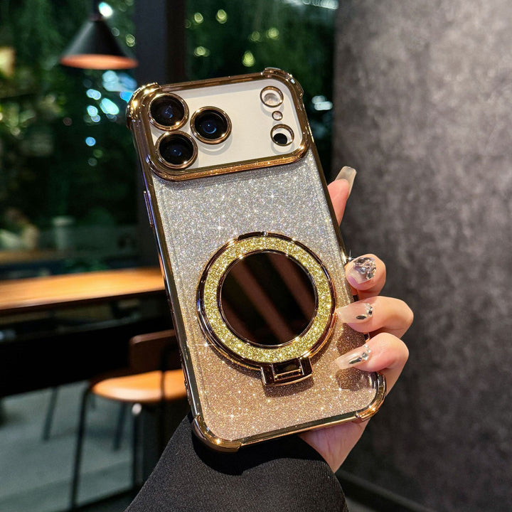 Gradient Flash Mirror Phone Cases in Multiple Colors for Stylish Protection