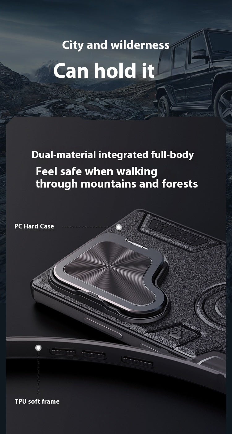 Magnetiskt mobilfodral linsfäste sekretess bakskal