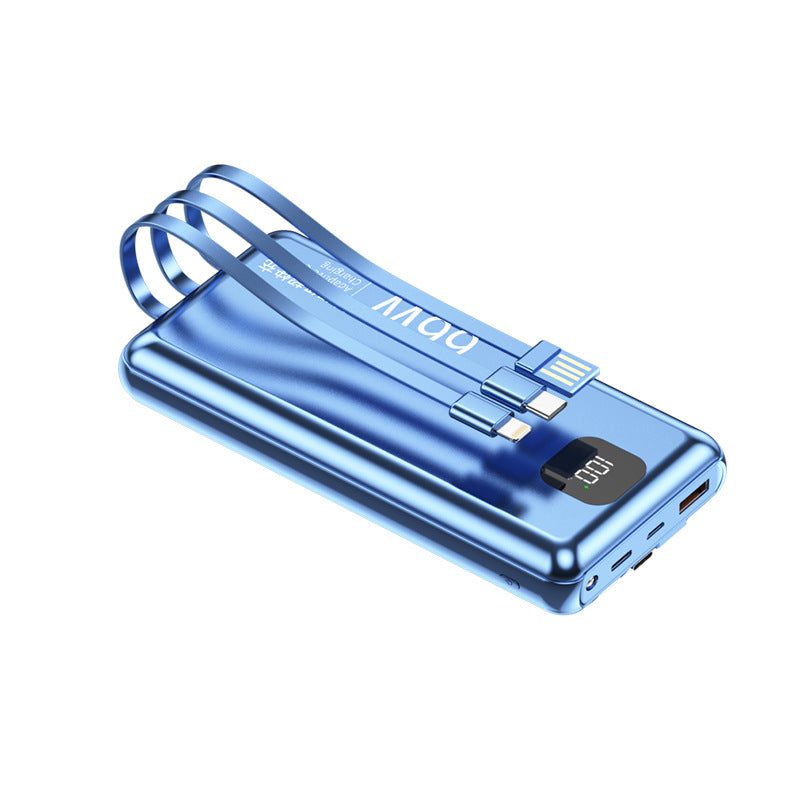 K-X10 liten powerbank med liten skärm Yuanfeng blå och andra färger