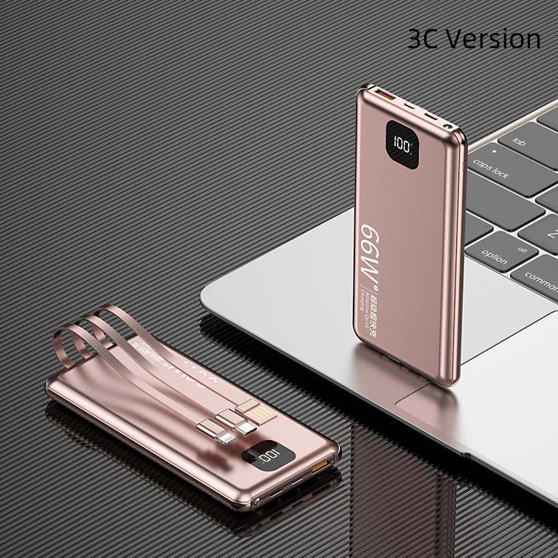 K-X10 liten powerbank med liten skärm Yuanfeng blå och andra färger