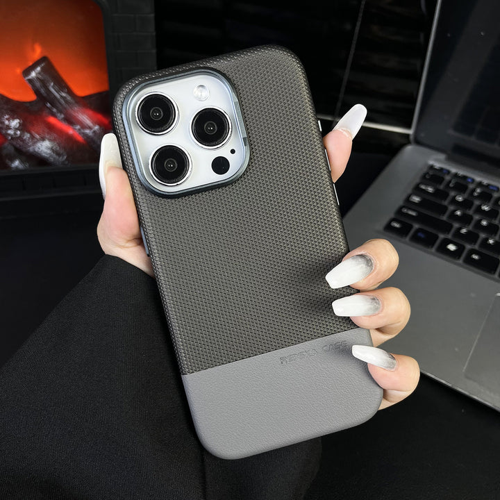 iPhone-telefonfodral med drakskale-textur och värmeavledningsfunktioner