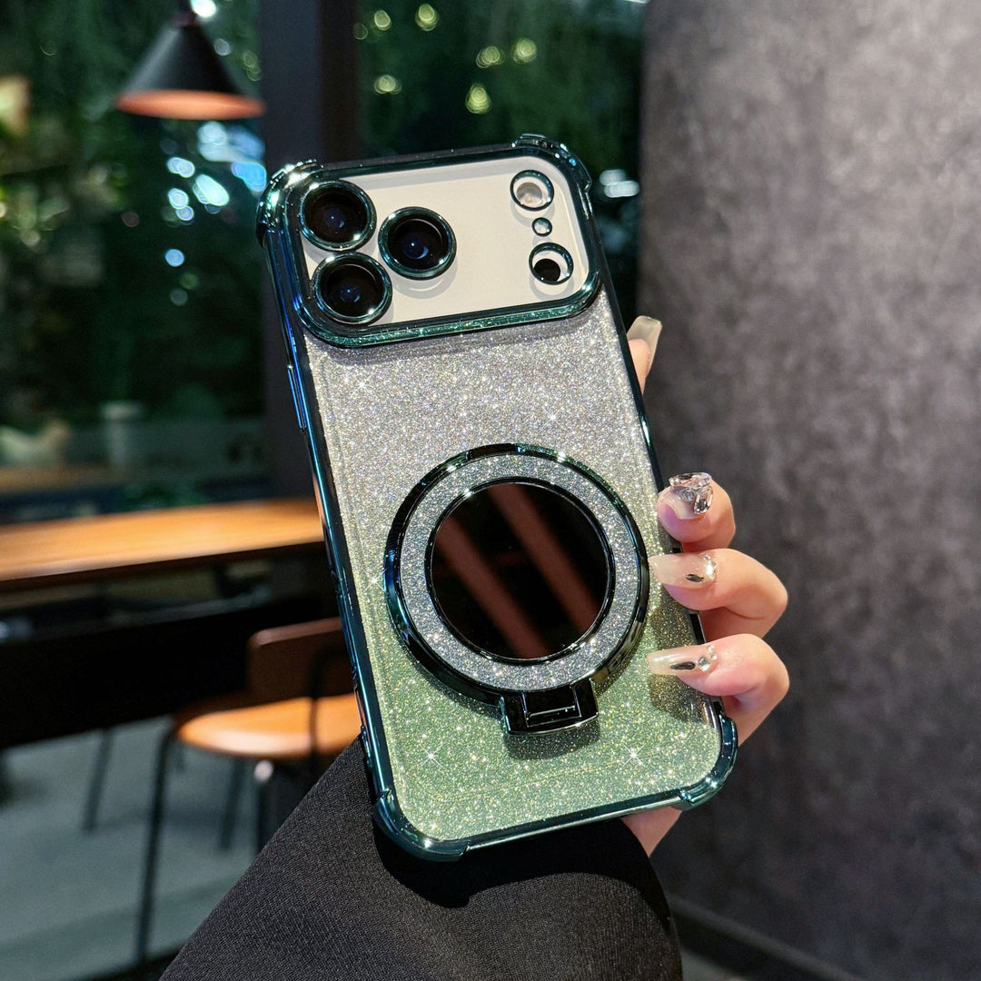 Gradient Flash Mirror Phone Cases in Multiple Colors for Stylish Protection