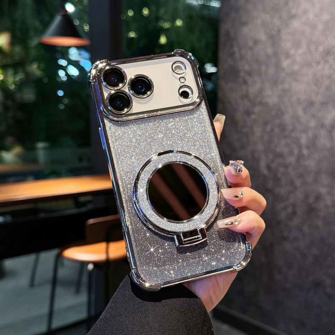 Gradient Flash Mirror Phone Cases in Multiple Colors for Stylish Protection