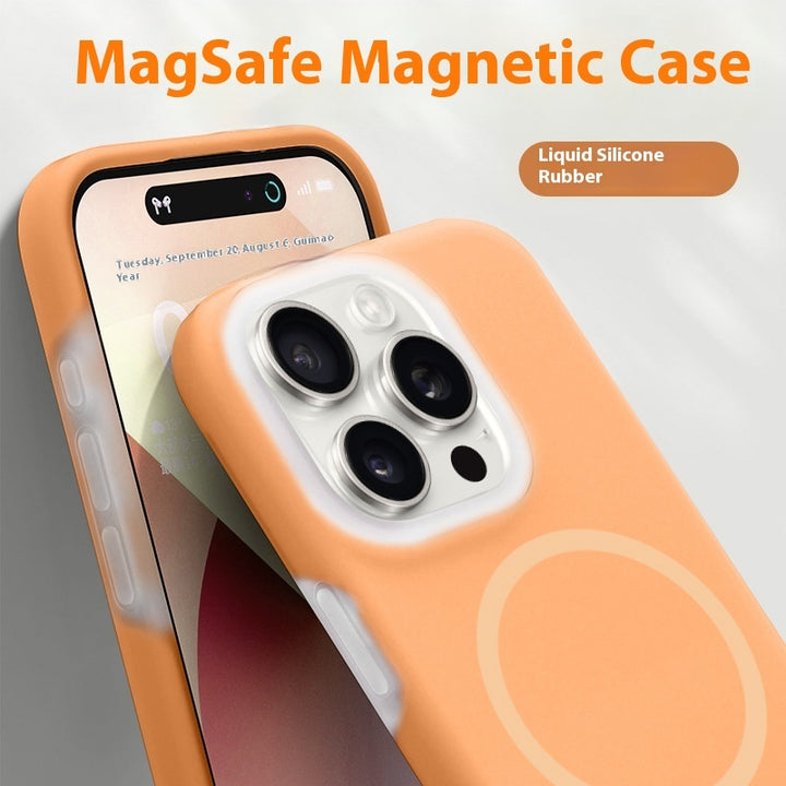 Solid Color Jelly Magnetic Phone Cases in Vibrant Shades