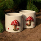 Handmade 3D Mushroom Mugs Set of 2 with 200ml Capacity for Coffee Tea - Teleplus handmade 3d mushroom mugs set nature
