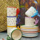 Handmade Cactus Turkish Coffee Cup Set for 6 with Boho Design - cactus turkish coffee handmade perfect gift