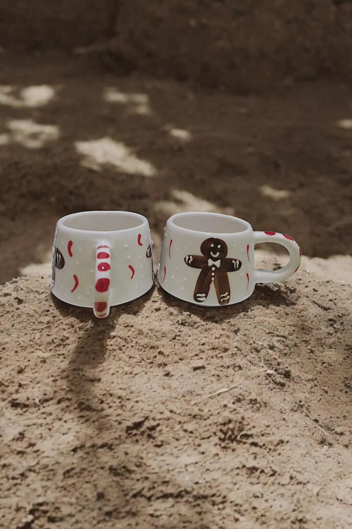 Handmade Ceramic Cookie Mug Set with Delightful Cookie-Inspired Design - Teleplus for Cozy Kitchens handmade ceramic