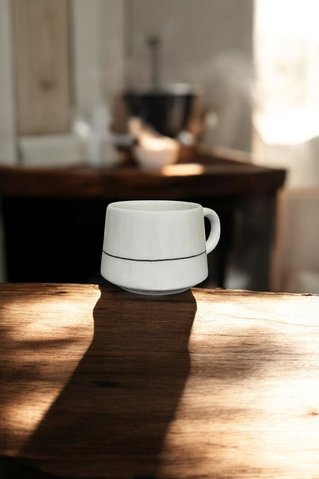 Handmade Ceramic Heart Mug for Valentine’s Day Gift - handmade ceramic heart mug gift