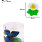 Interactive Rotating Butterfly Cat Toy Battery Operated Moving Cat Teaser Toy